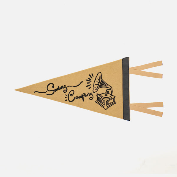 NDSY-2 VELFLAG - SWING CAMP (KHAKI) 露營氣氛提升掛旗