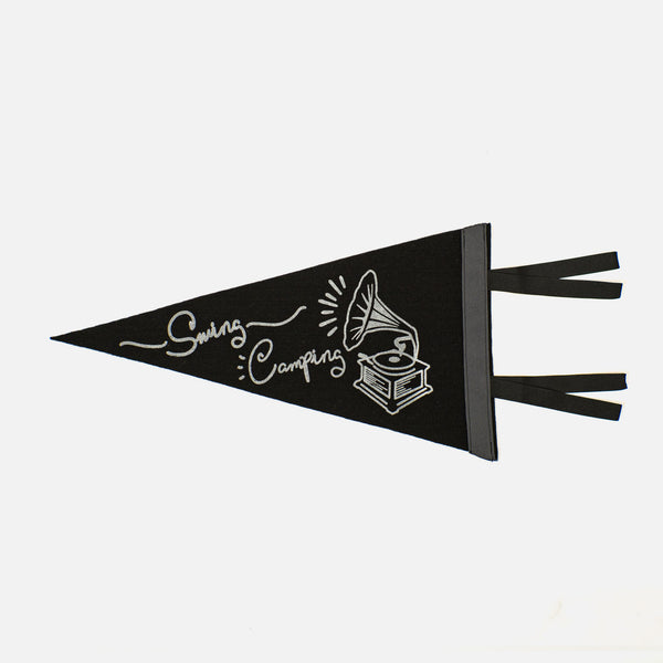 NDSY-2 VELFLAG - SWING CAMP (BLACK) 露營氣氛提升掛旗
